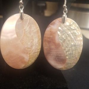 Earings Sea Shell multi colors of shell